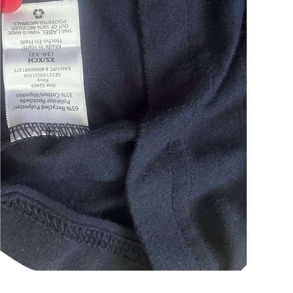 G George casual basic T-shirt Men  X Small navy blue round neck short sleeves - Picture 5 of 8